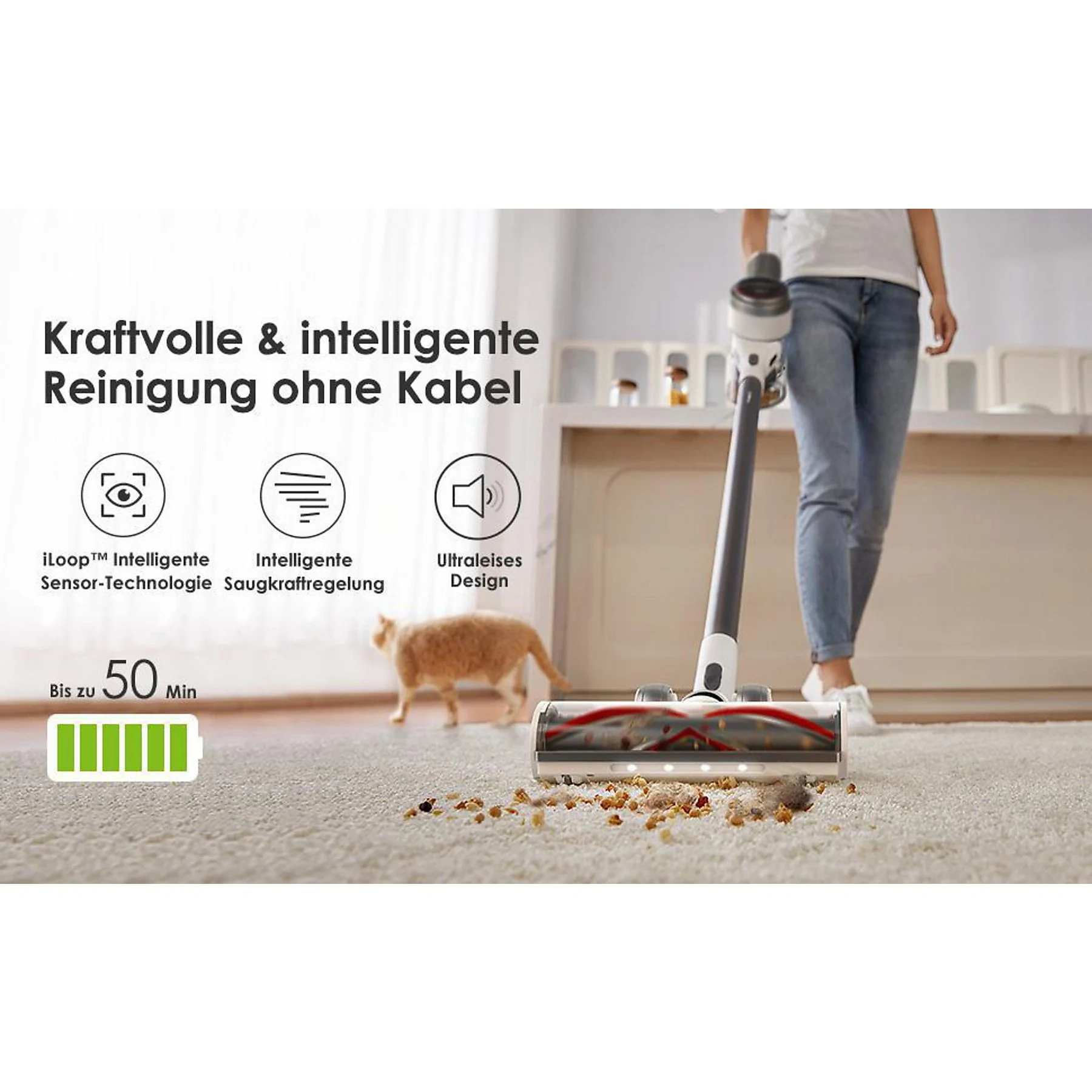 TINECO PURE ONE S12 TANGO – Smarter Stielsauger mit Dual-LED-Bürsten & App-Steuerung