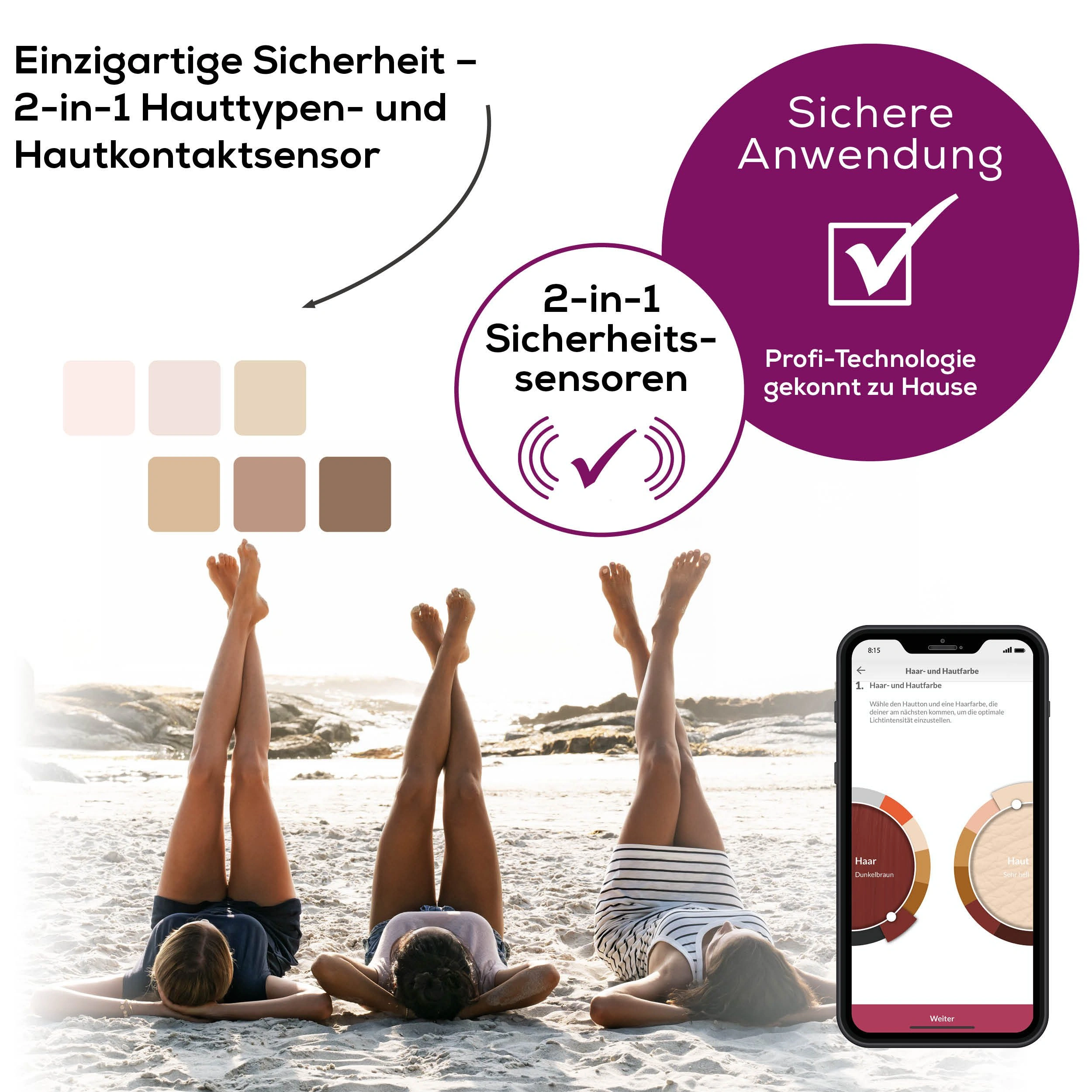 IPL-Haarentferner IPL 8500 – Dauerhafte Haarentfernung mit moderner Lichttechnologie