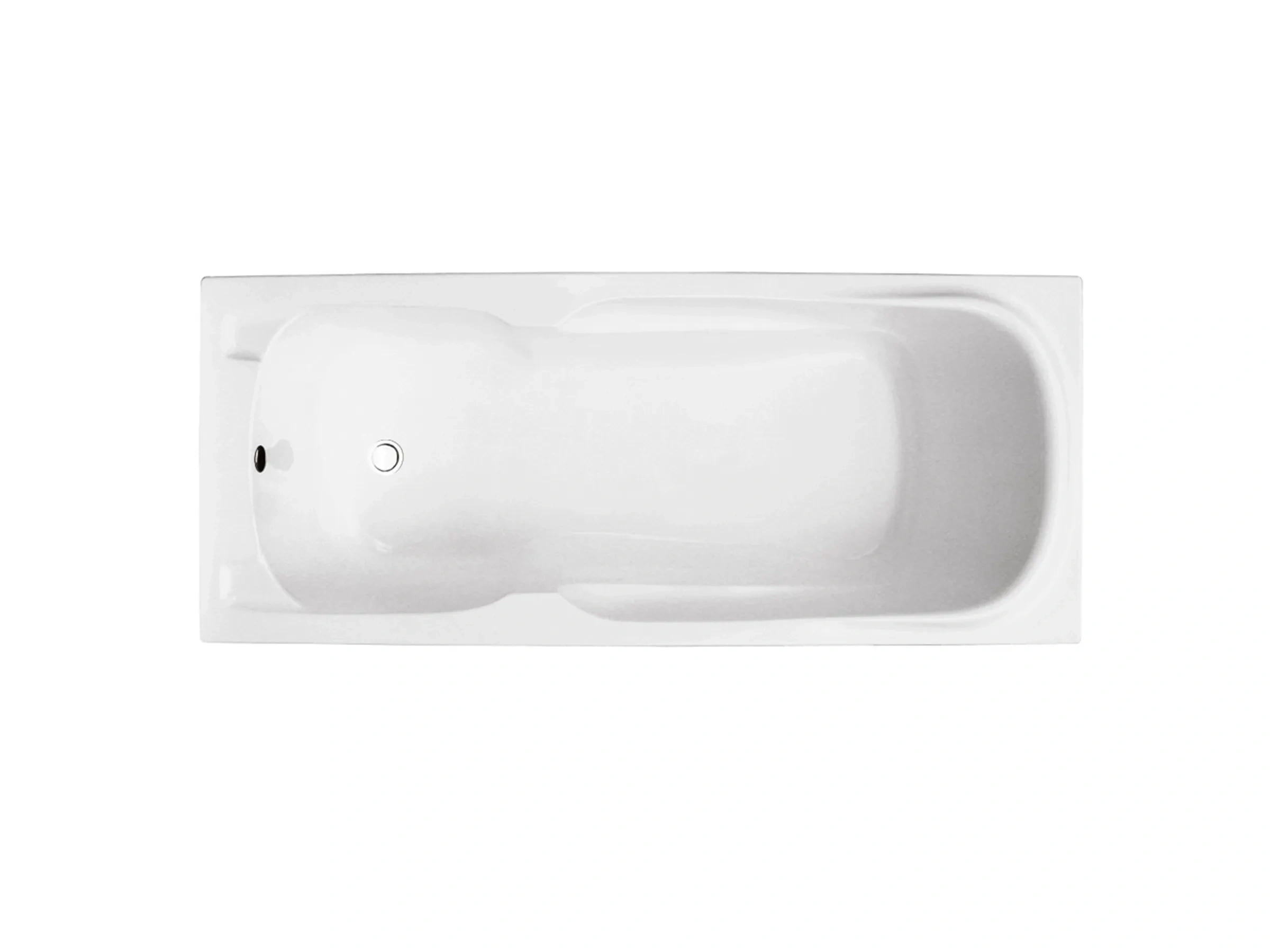 Bad Land Badewanne MAJKA Rechteck 120x70 – Mit Ablauf & Füßen