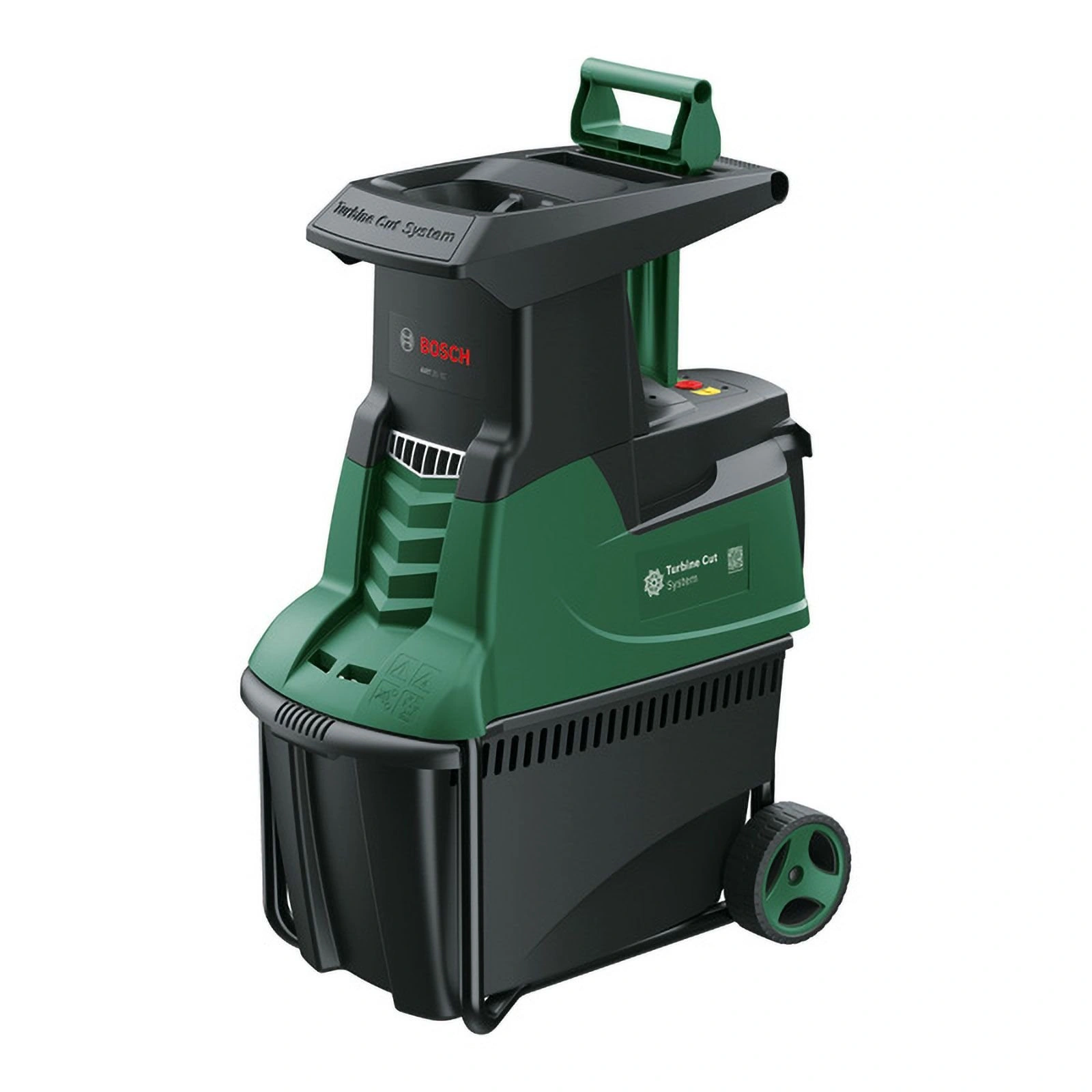 Bosch AXT 25 TC Gartenhäcksler – Turbinen-Schnitt-System, 2500 W, 45 mm Aststärke
