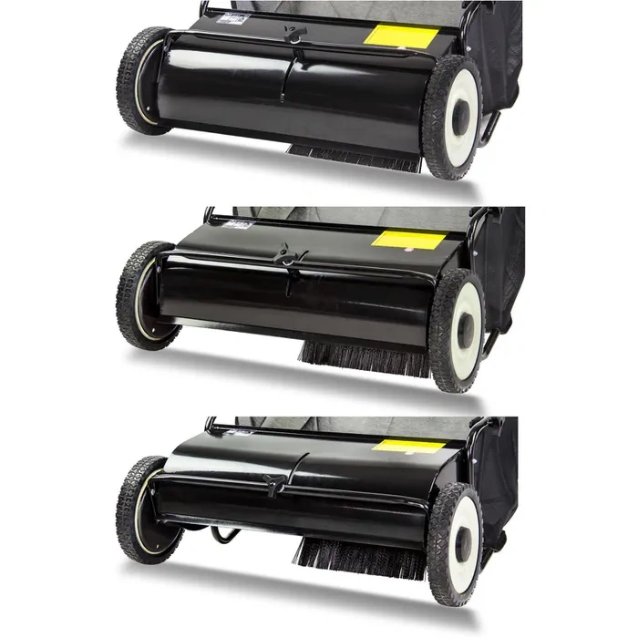 DEMA Laubsammler Kehrmaschine 25001 – 180 Liter, für Blätter, Vertikutiergut & Gras