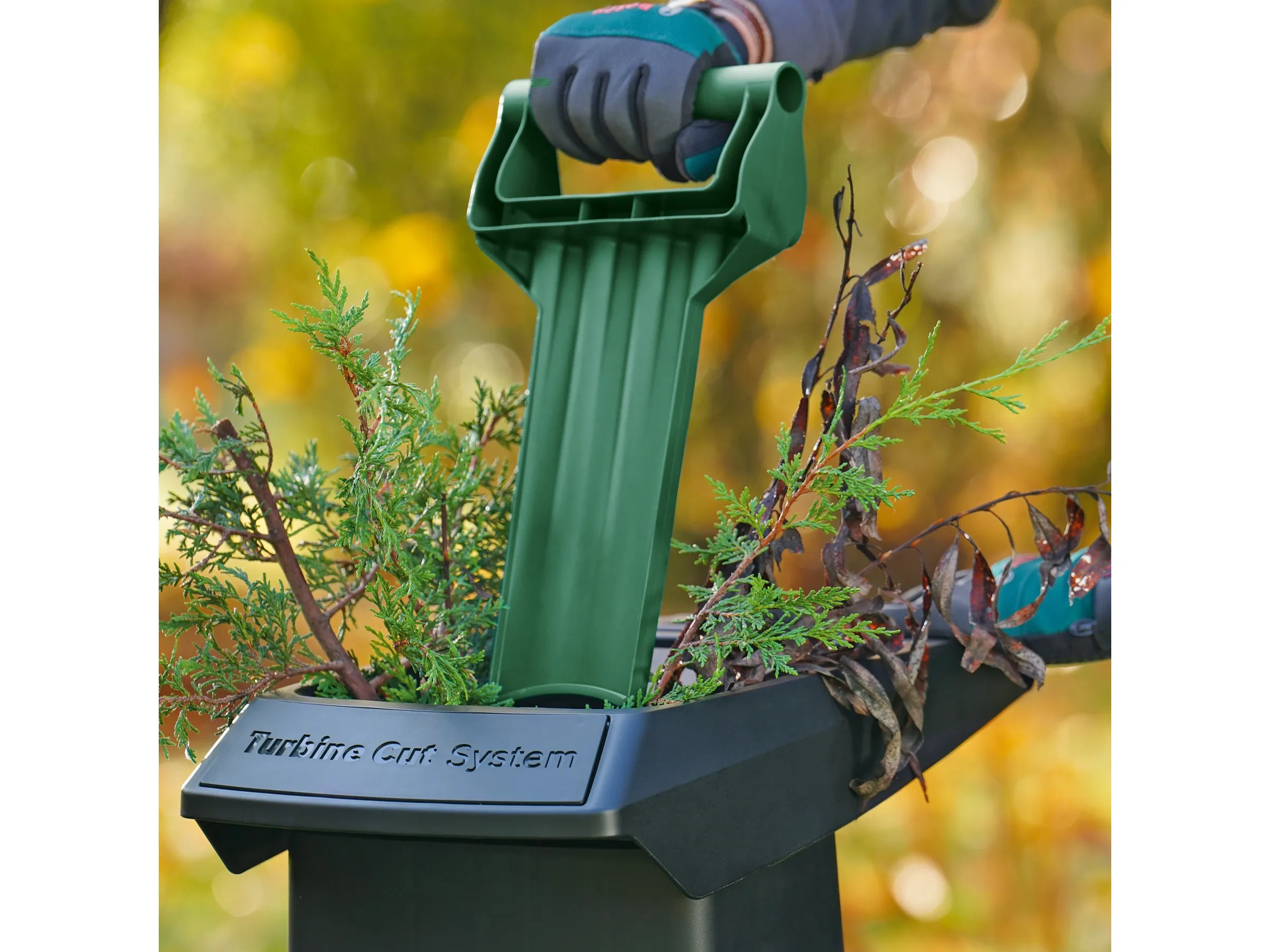 Bosch AXT 25 TC Gartenhäcksler – Turbinen-Schnitt-System, 2500 W, 45 mm Aststärke