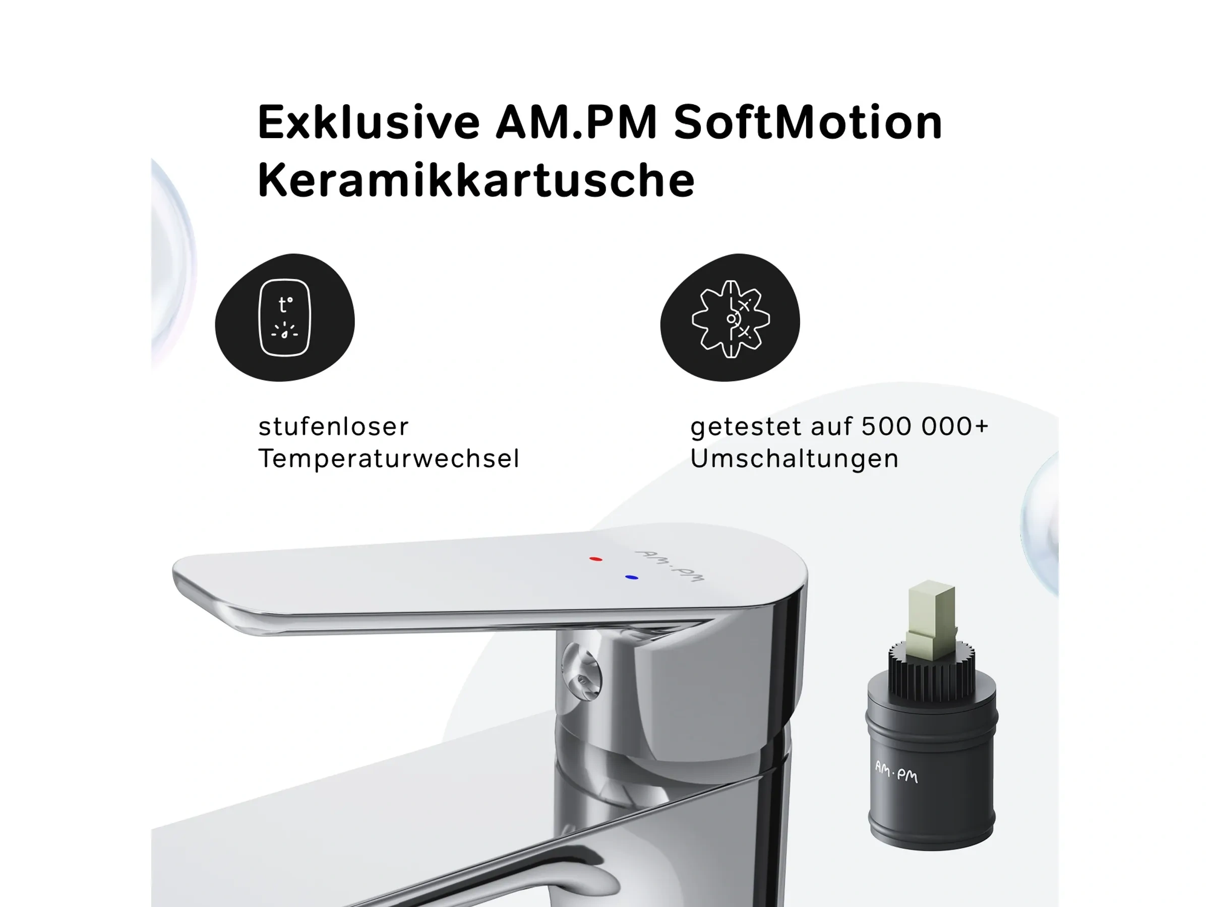 AM.PM Einhebel-Waschtischarmatur HIT FTA02100 – Chrom