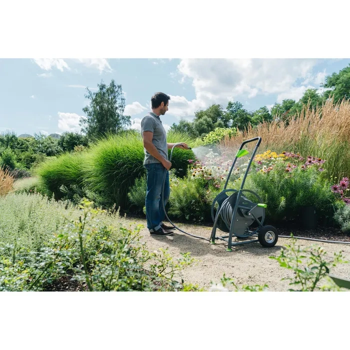 GEKA Schlauchwagen plus P40SST – 42.8505.9, mit 25 m Schlauch und Zubehör