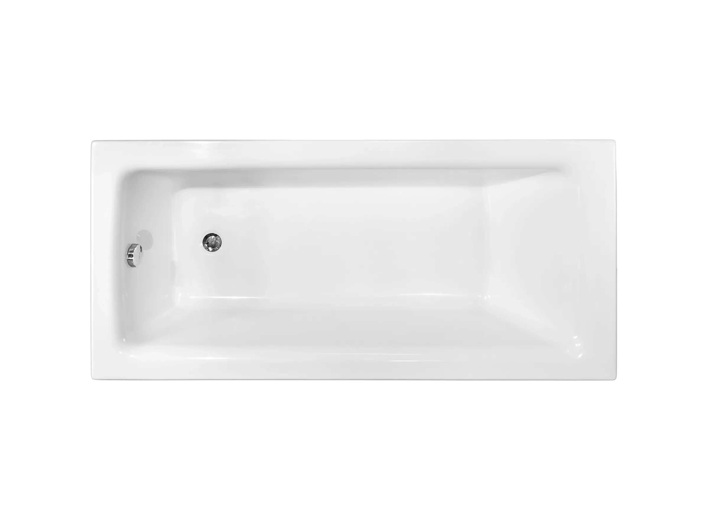 Bad Land Badewanne TALIA Rechteck 150x70 – Mit Ablauf & Füßen