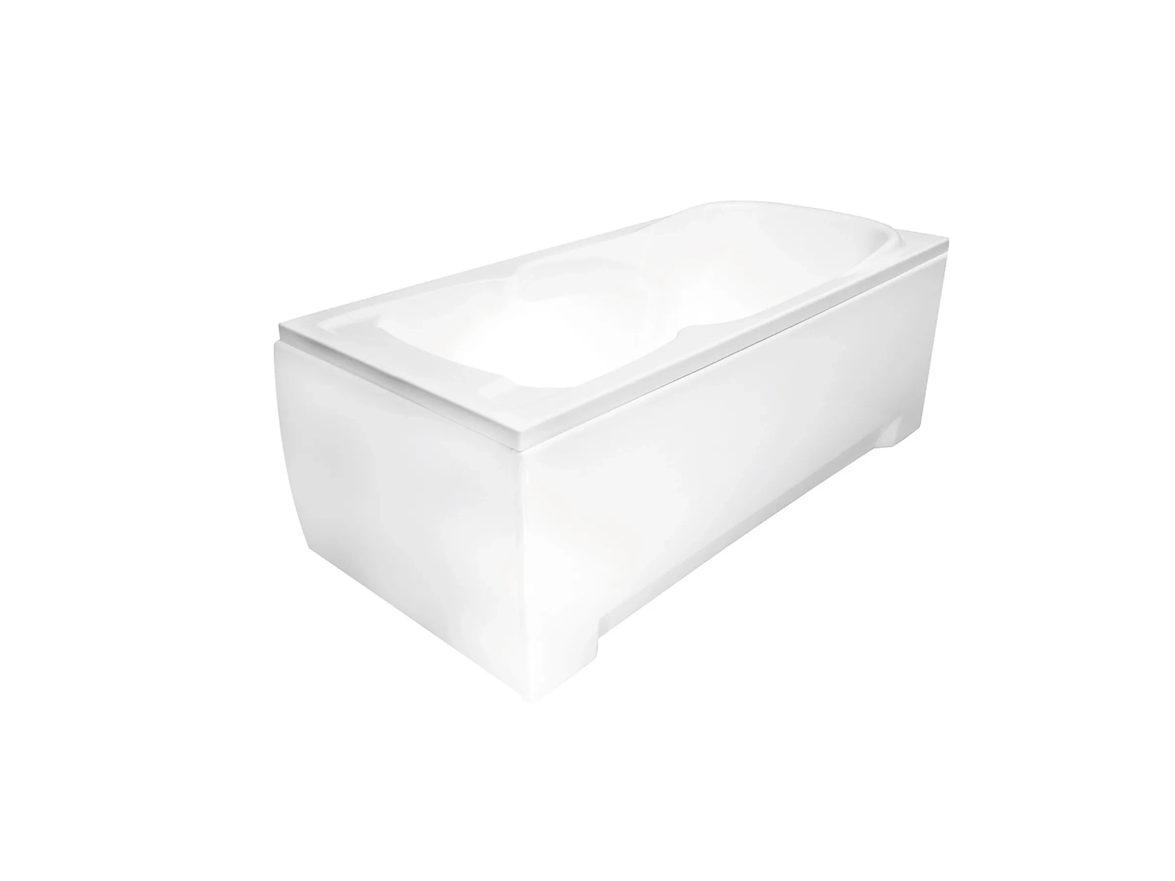 Bad Land Badewanne MAJKA Rechteck 120x70 – Mit Ablauf & Füßen