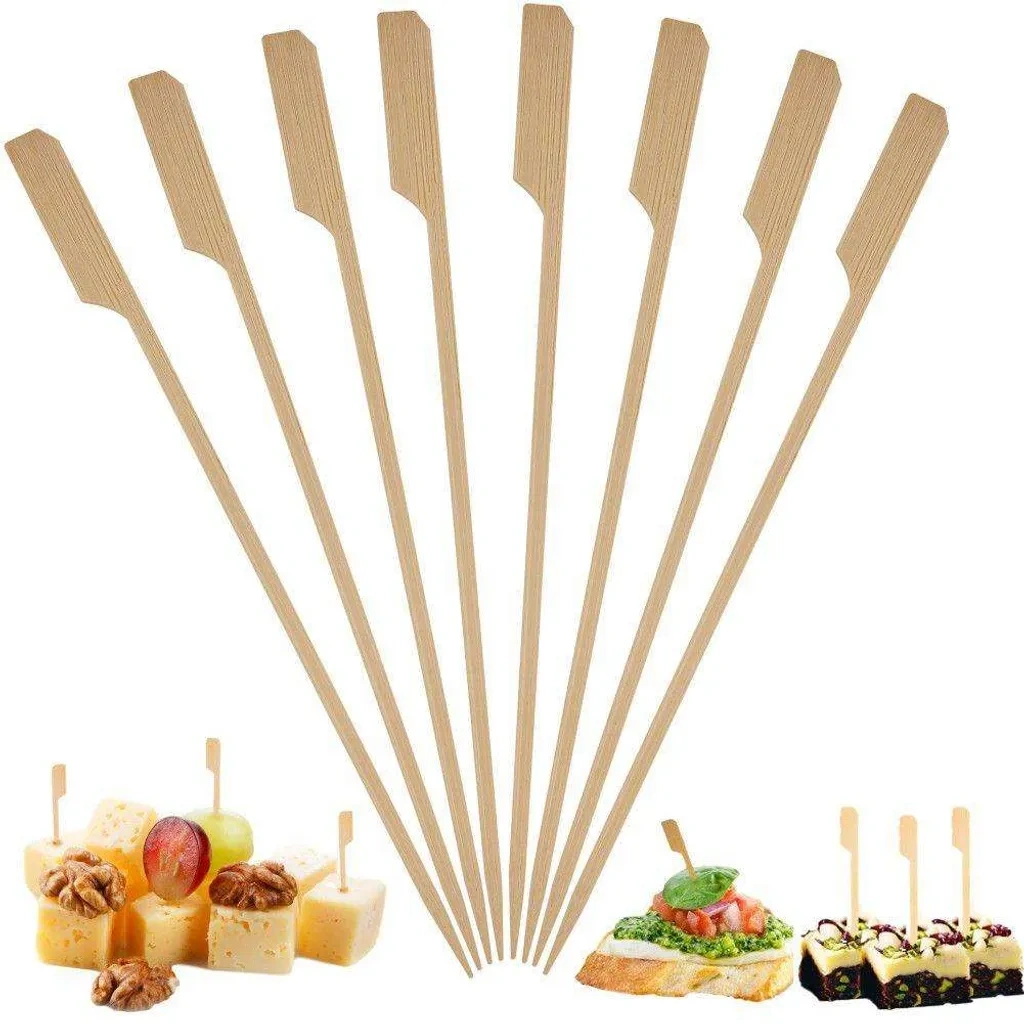 Bambus-Spieße 20 cm – Holz – 50 Stück