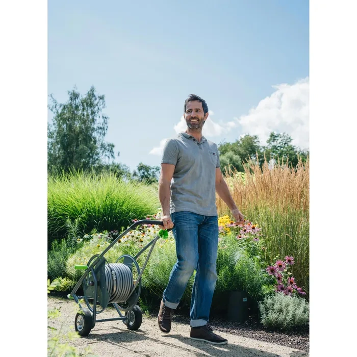 GEKA Schlauchwagen plus P40SST – 42.8505.9, mit 25 m Schlauch und Zubehör