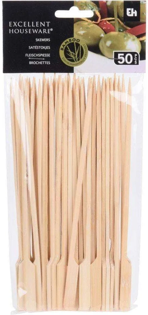 Bambus-Spieße 20 cm – Holz – 50 Stück Bambus-Spieße 20 cm – Holz – 50 Stück