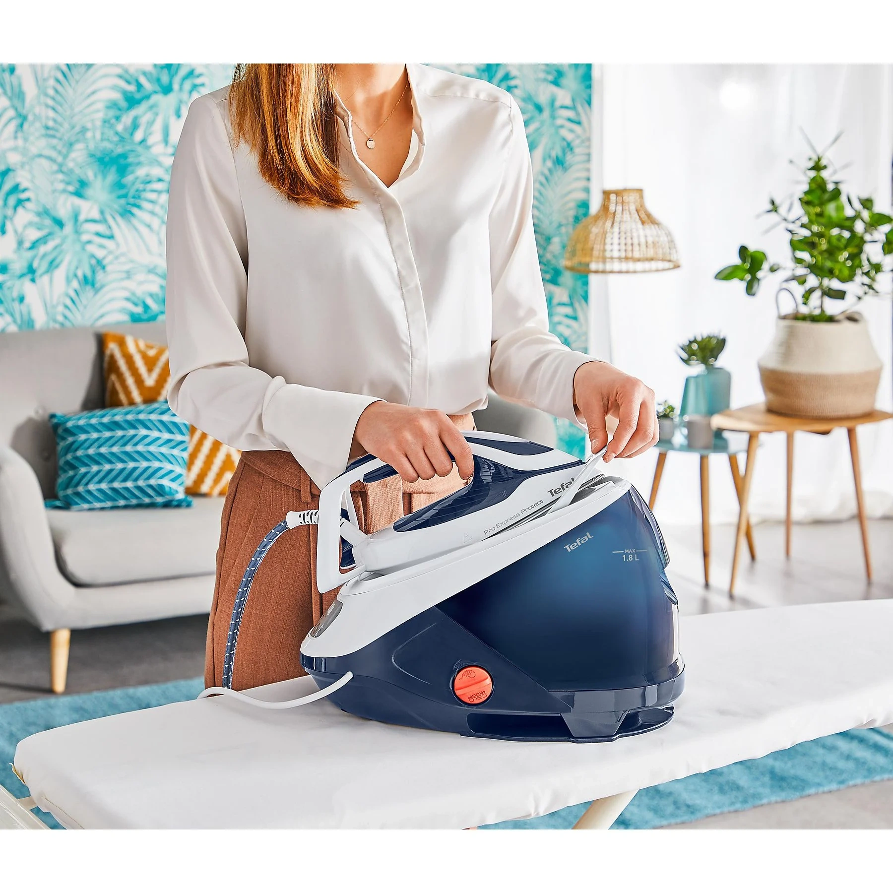 TEFAL GV9223 Pro Express Protect Dampfbügelstation – 2800 W, 7,2 bar