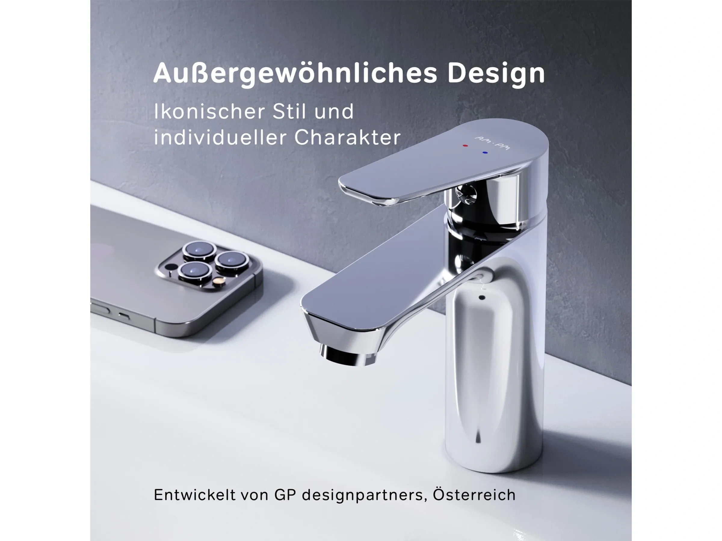 AM.PM Einhebel-Waschtischarmatur HIT FTA02100 – Chrom