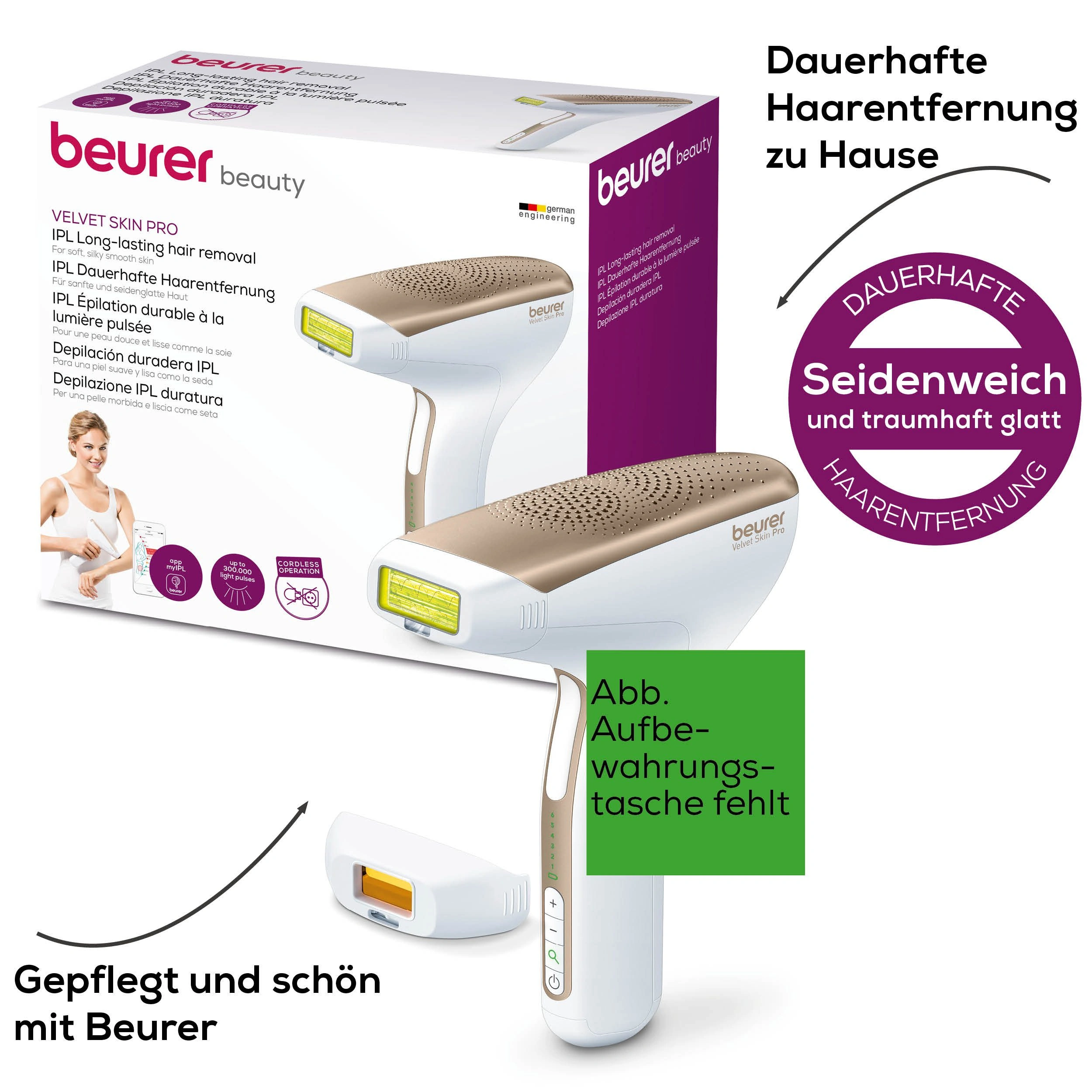 IPL-Haarentferner IPL 8500 – Dauerhafte Haarentfernung mit moderner Lichttechnologie