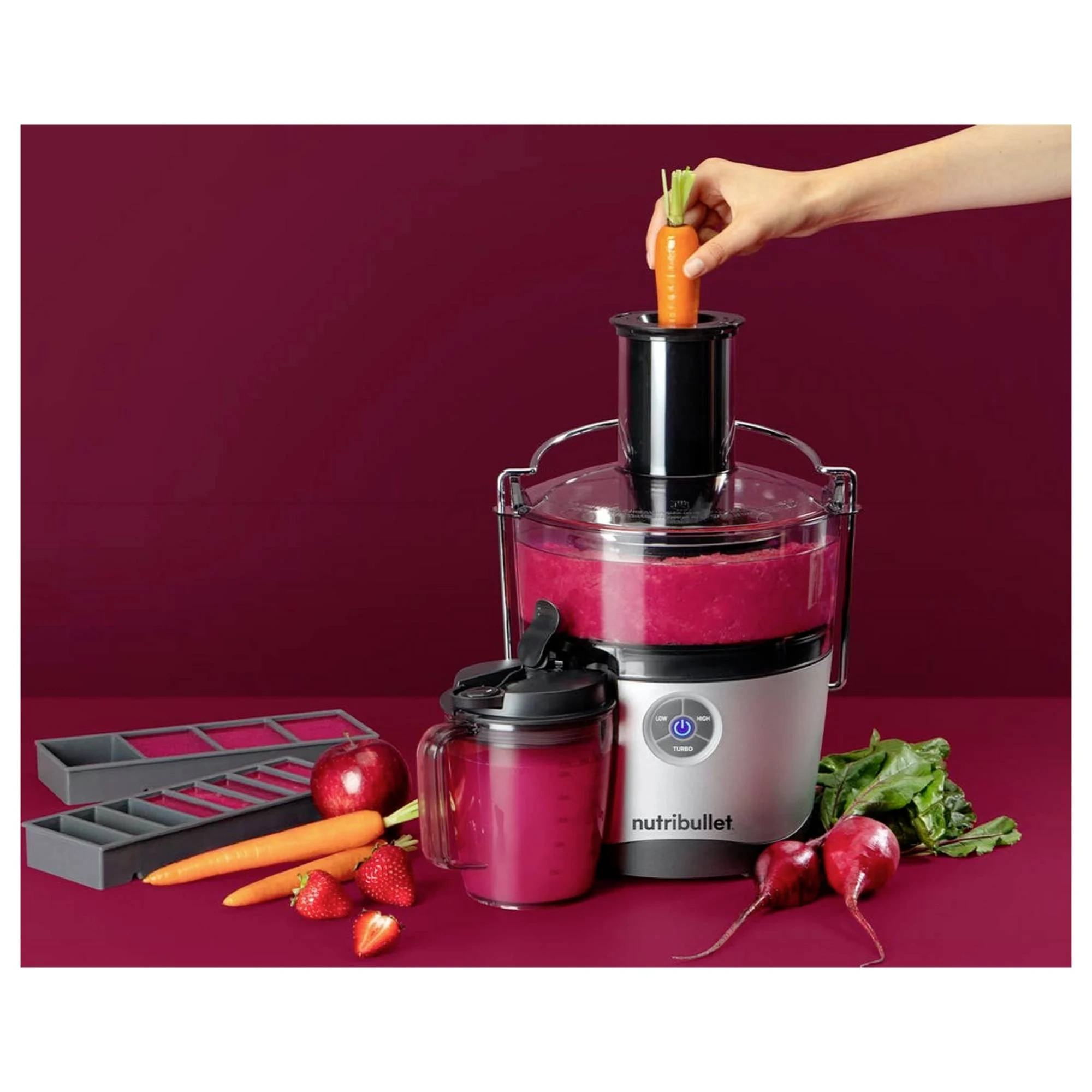 NUTRiBULLET NBJ200G Entsafter 1000 W Grau