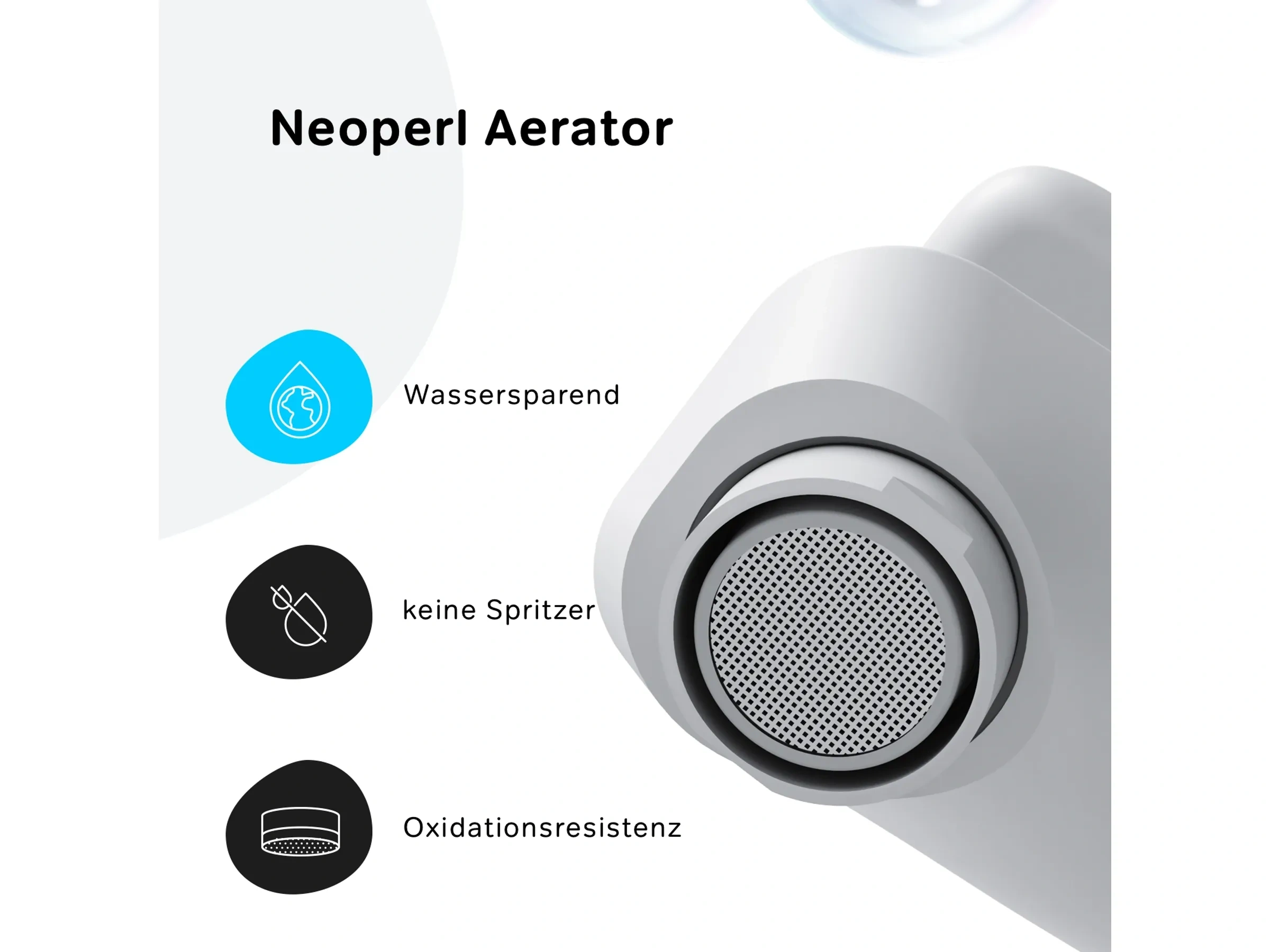 AM.PM Einhebel-Waschtischarmatur HIT FTA02133 – Weiß