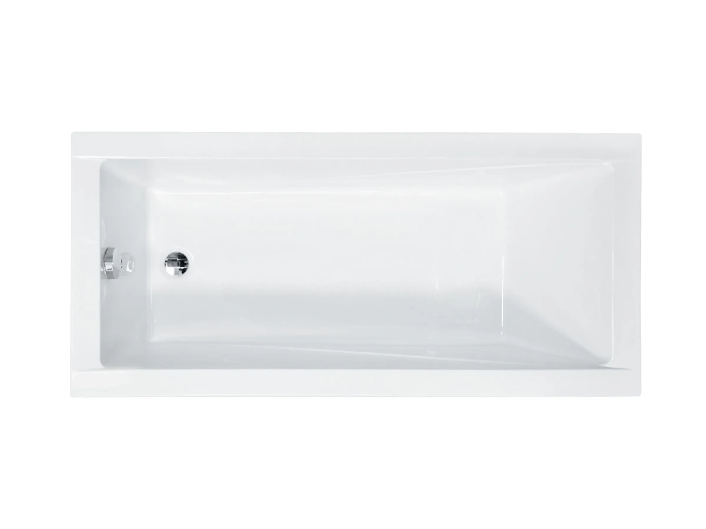 Bad Land Badewanne MODERN Rechteck 150x70 – Mit Ablauf & Füßen